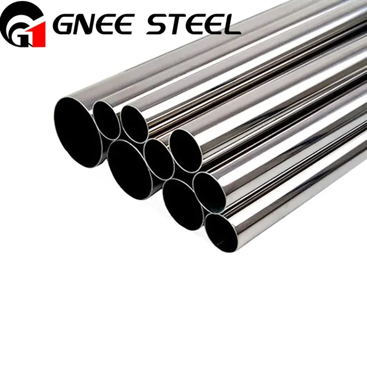 2J 4 3J9 Pibell Dur Di-staen wedi'i sgleinio